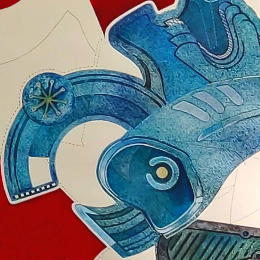 worm_sign - Art work by Kirsten Mortimer